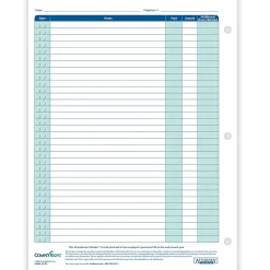 Hr Forms*ComplyRight 2024-2025 Academic Attendance Calendar, 50/Pack (A43005015)