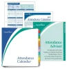 Hr Forms*ComplyRight 2025 Attendance Calendar Set, 50 Forms/Pack (A1411W16PK50)
