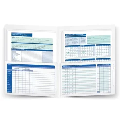 Hr Forms*ComplyRight 2025 Attendance Calendar File Folder, 25 Forms/Pack (A3050)