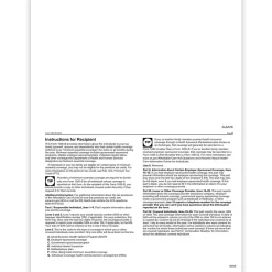 Tax Forms*ComplyRight 2024 1095-B Tax Form, 1-Part, White/Black, 50/Pack (1095B50)