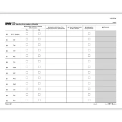 Tax Forms*ComplyRight 2024 1094-C Tax Form, 1-Part, White/Black, 50/Pack (1094CT50)