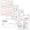 Tax Forms*ComplyRight 2024 1099-INT Tax Form Envelopes, 4-Part, 2-Up, Copies A, B, C, 10/Pack (6106E10)