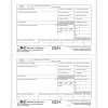 Tax Forms*ComplyRight 2024 W-2 Tax Form, 1-Part, 2-Up, Employer Copy D, 50/Pack (520450)