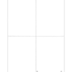 Tax Forms*ComplyRight 2024 W-2 Tax Form, 1-Part, 4-Up, 50/Pack (520950)