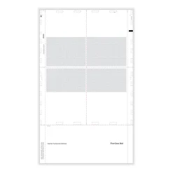 Tax Forms*ComplyRight 2024 W-2 Tax Form, 1-Part, 4-Up, Copy B, C, 500/Pack (PS1289)
