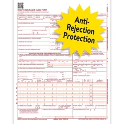 Medical Forms*TFP ComplyRight CMS-1500 Health Insurance Claim Forms (02/12), 8-1/2" x 11", Box of 1,000 (CMS12LC1)