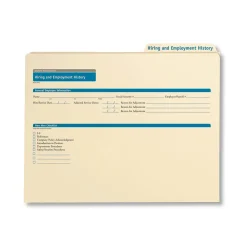 Hr Forms*ComplyRight ™ Employee Hiring & Employment History Folder, Pack of 25 (A3310)