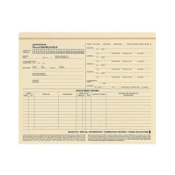 Hr Forms*ComplyRight Employee Personnel Envelo - File (A0717)