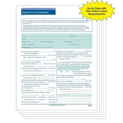 Hr Forms*ComplyRight ™ 50-State Job Application (Long Form), Pack of 50 (A0019)