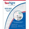 Tax Forms*ComplyRight TaxRight 2024 1099-NEC Tax Form Tax Forms, Envelopes, TipSheet & Software, 4-Part, 25/Pack (NECSC6103ES25)
