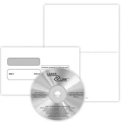 Tax Forms*ComplyRight W-2 Recipient Copy Only Tax Form, Envelopes & LaserLink Software, Blank, 2-Up, 50/Pack (5207ES)