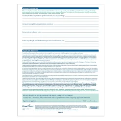 Hr Forms*ComplyRight ™ Washington D.C. Job Application, Pack of 50 (A2179DC)