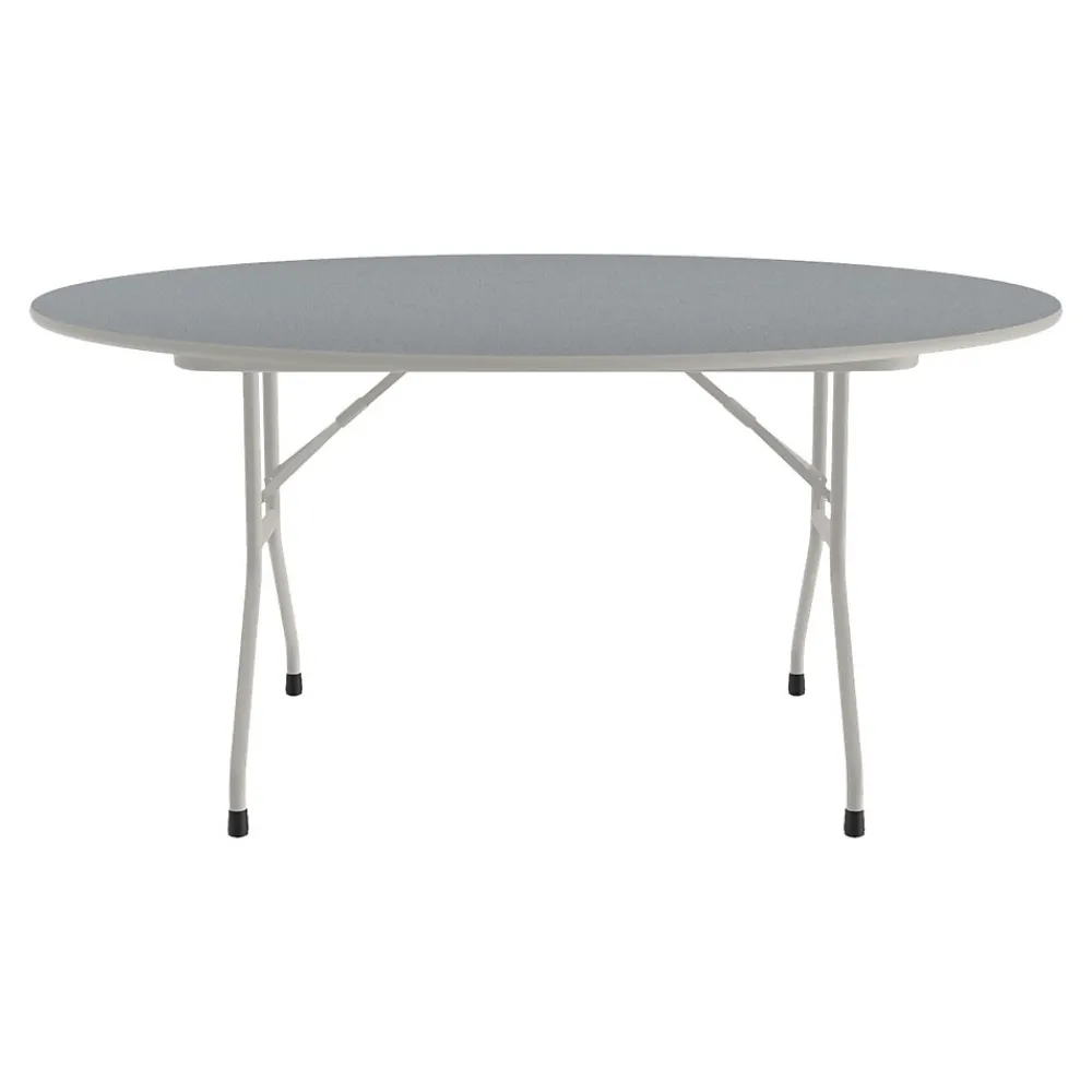 Folding Tables*Correll Folding Table, 62" Dia., Gray (CF60TF-15)