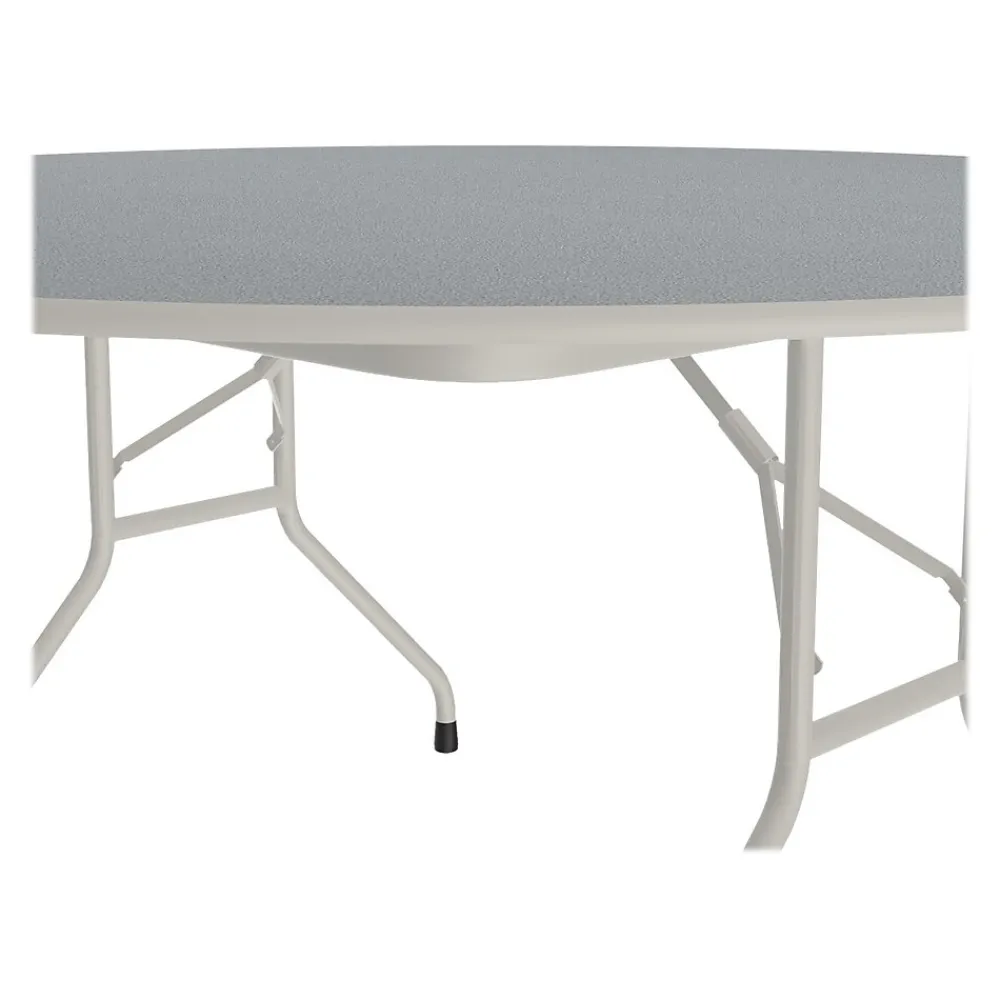 Folding Tables*Correll Folding Table, 62" Dia., Gray (CF60TF-15)