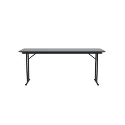 Folding Tables*Correll Folding Table, 60" x 24", Gray Granite/Dove Gray (ST2460TF-15)