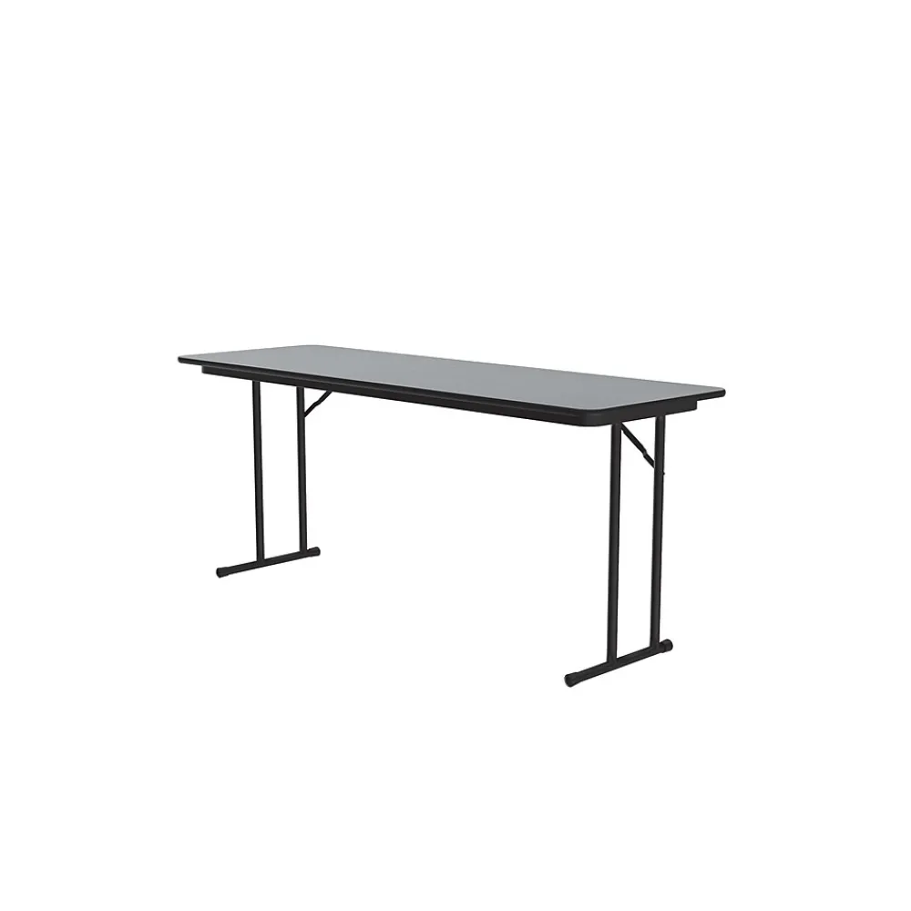Folding Tables*Correll Folding Table, 60" x 24", Gray Granite/Dove Gray (ST2460TF-15)