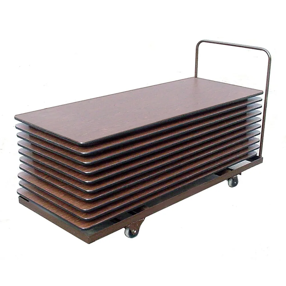 Folding Tables*Correll Folding Table Truck in Brown (T3072A)