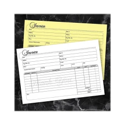 Business Forms*Cosco Artistic 2-Part Carbonless Invoices, 5.4" x 8.5", 50 Sets/Book (074007)