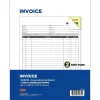 Business Forms*Cosco 2-Part Carbonless Invoices, 8.38" x 10.69", 50 Sets/Book, 5/Pack (074034PK5)