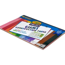 Construction Paper*Crayola Project Giant 12" x 18" Construction Paper, Assorted Colors, 48 Sheets/Pack (99-0055 )