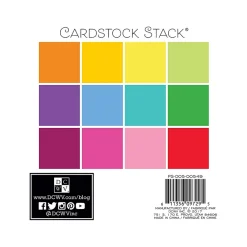 Card Stock*DCWV Brights Cardstock Sheets, Assorted Colors, 48/Pack (PS-005-00549)