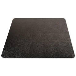 Chair Mats*Deflect-O EconoMat Carpet Chair Mat, 46" x 60'', Low-Pile, Black (DEFCM11442FBLK)