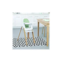 Chair Mats*Deflect-O FashionMat Black Diamond Hard Floor Chair Mat, Low-Pile, Black/White (CM3540BD)