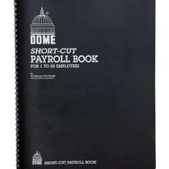 Accounting & Record Journals*Dome Short-Cut Payroll Book, 8 Columns, 11.25