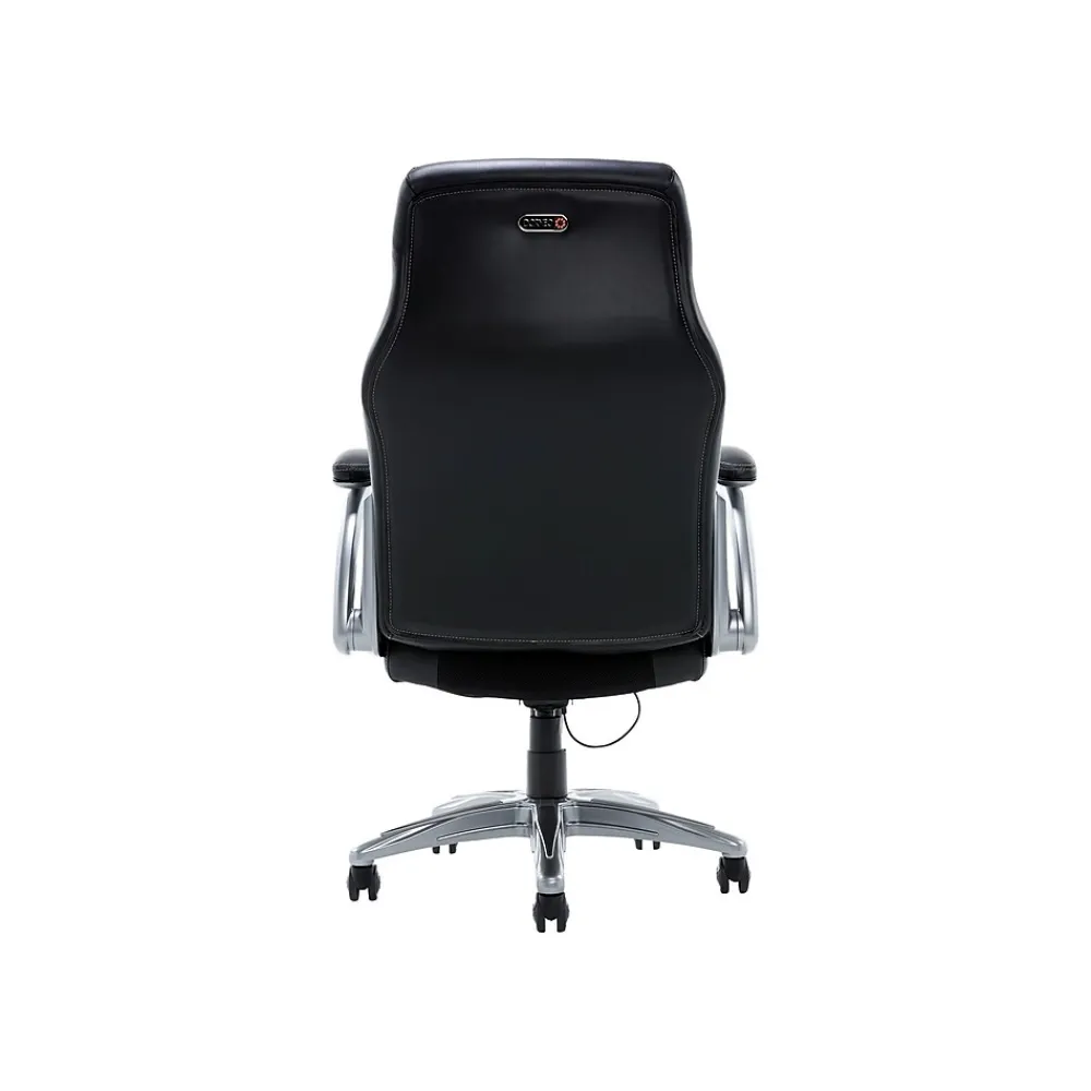Ergonomic Chairs*Dormeo Bonded Leather Manager Chair, Two Tone (60030) Black