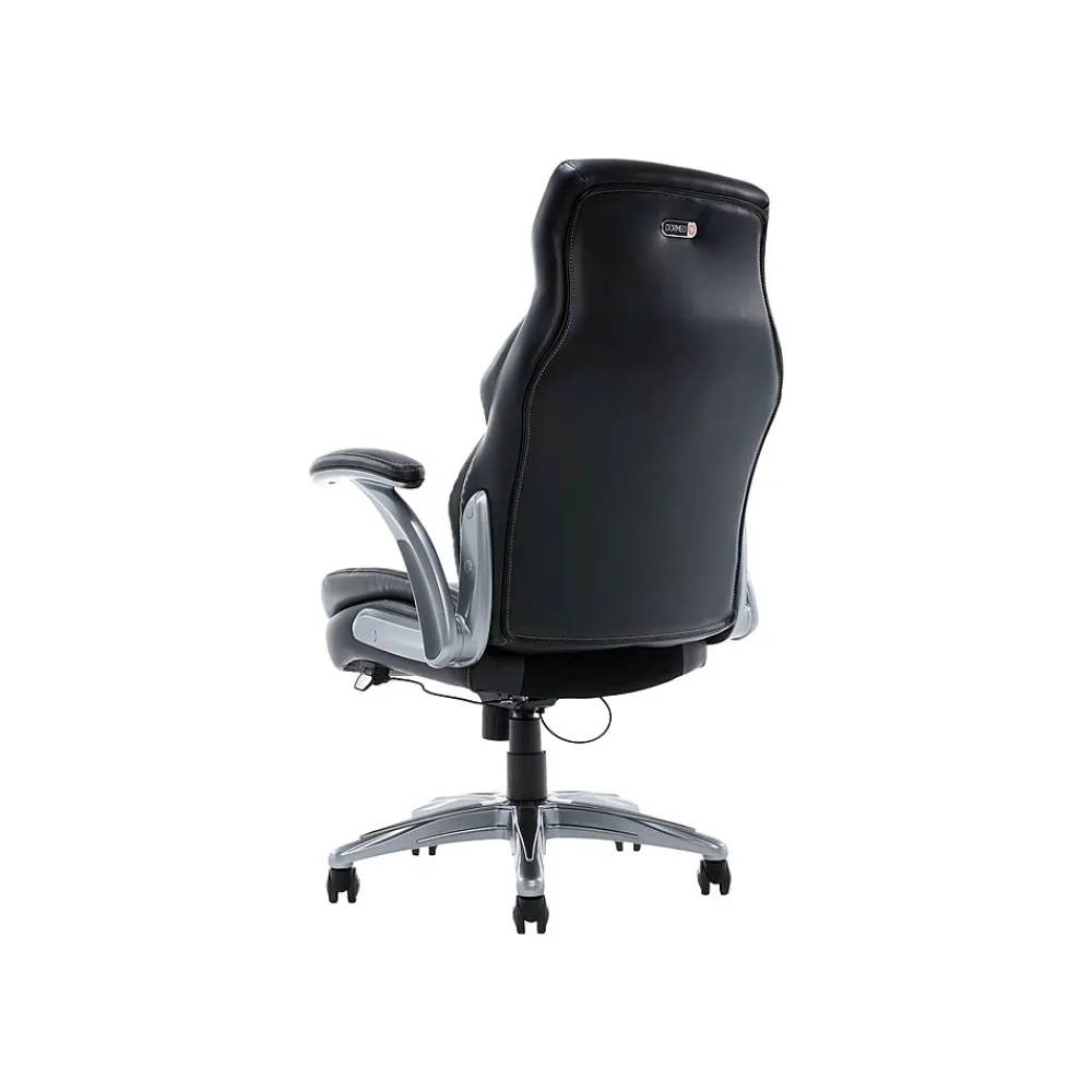 Ergonomic Chairs*Dormeo Bonded Leather Manager Chair, Two Tone (60030) Black