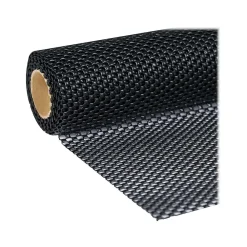 Shelving*Duck Super Grip EasyLiner with Clorox Plastic Shelf Liner, 20", Black (284150)