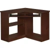 Corner Desks*Easy 2 Go 36" W L-Shaped Computer Desk, Resort Cherry (951572-CC)