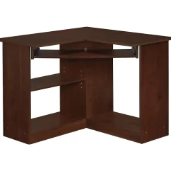 Corner Desks*Easy 2 Go 36" W L-Shaped Computer Desk, Resort Cherry (951572-CC)