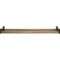 Shelving*Eden Grove Wood Mounted Ledge, 24", Driftwood (9602084E)