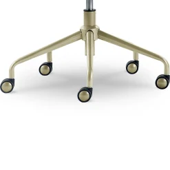 Office Chairs*Elle Decor Giselle Fabric Computer and Desk Chair, Light Gray/Gold (CHR10058B)