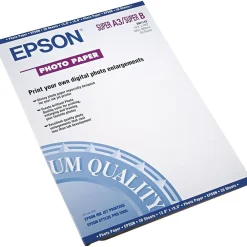Photo Paper*Epson Glossy Photo Paper, 13" x 19", 20 Sheets/Pack (EPSS041143)