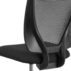 Office Chairs*Flash Furniture Ergonomic Mid-Back Mesh Drafting Chair with Black Fabric Seat and Adjustable Foot Ring [GO-2100-GG]