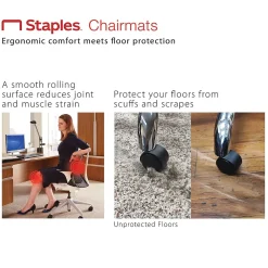 Chair Mats*Unbranded E.S. Robbins Anchormat Chair Mat for Hard Floors, 46