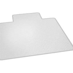 Chair Mats*ES Robbins Crystal Pane Carpet Chair Mat with Lip, 45" x 53'', Medium-Pile, Clear (ESR-122271)