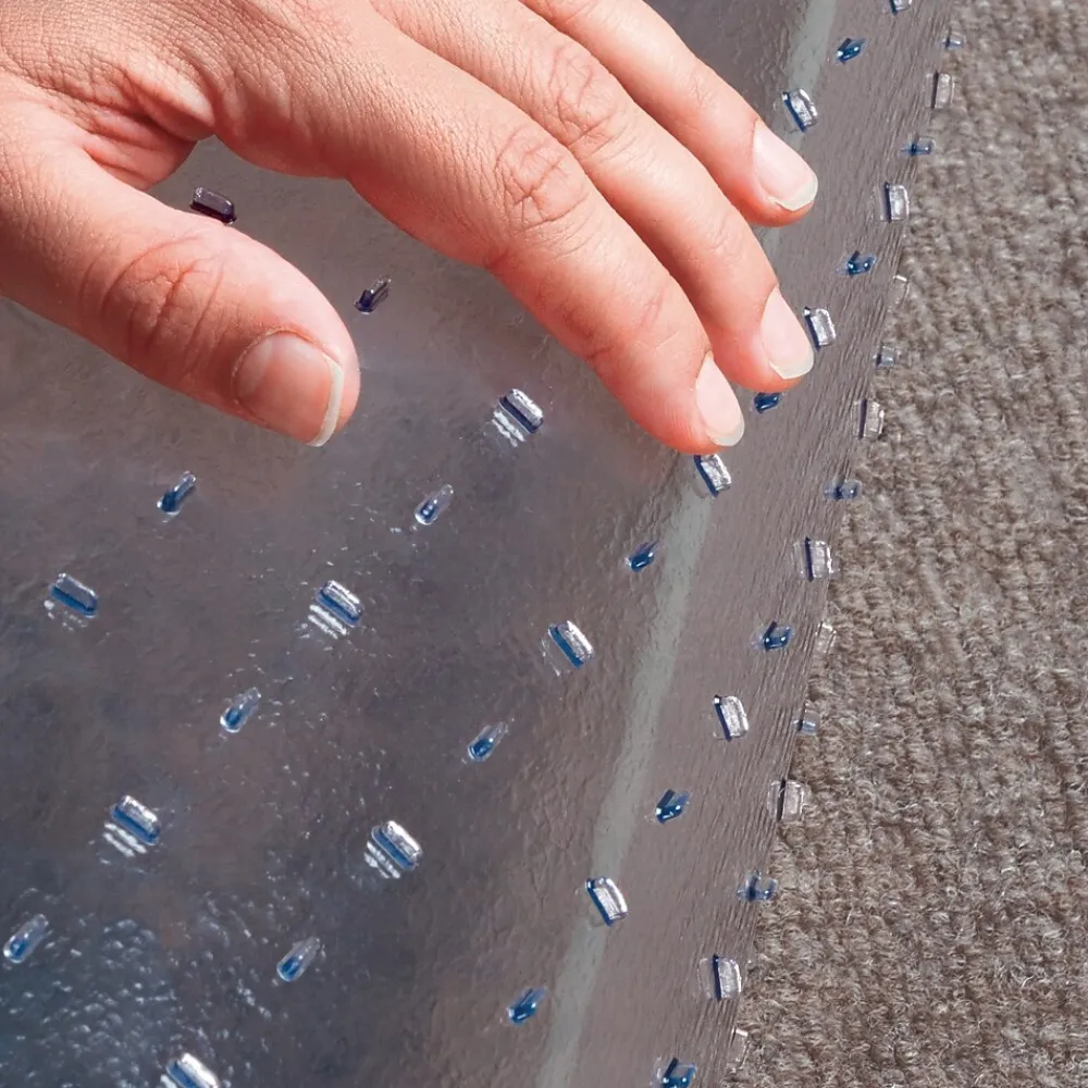 Chair Mats*ES Robbins Natural Origins Carpet Chair Mat, 46" x 60'', Medium-Pile, Clear (ESR141052)