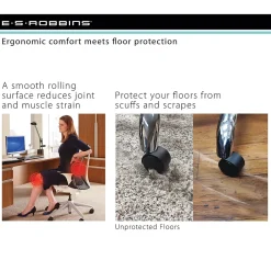 Chair Mats*ES Robbins Natural Origins Carpet Chair Mat, 46