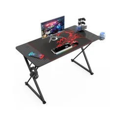 Computer Desks*Eureka Ergonomic 47" Computer Gaming Desk, Black (GD0072-BK)