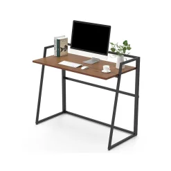Office Desks*Eureka Ergonomic 41"W Computer Desk, Cherry (CD004)