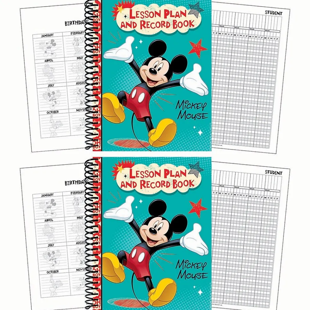 Grade Books*Eureka Mickey Lesson Plan & Record Book, Pack of 2 (EU-866267-2)