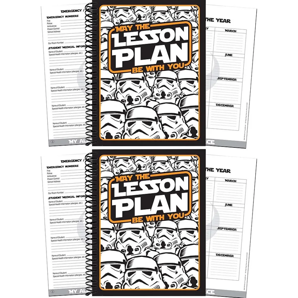 Grade Books*Eureka Star Wars Super Troopers Lesson Plan Book, Pack of 2 (EU-866274-2)