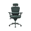 Office Chairs*Eurotech Leather Task Chair, Black (LE9ERG(N))