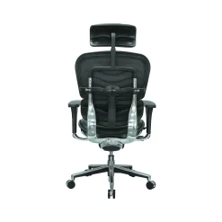 Office Chairs*Eurotech Leather Task Chair, Black (LE9ERG(N))