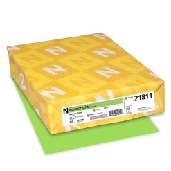 Card Stock*Exact 65 lb. Cardstock Paper, 8.5" x 11", Martian Green, 250 Sheets/Pack (WAU21811)