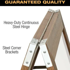 Dry Erase*Global Printed Products Excello Global Products Indestructible A-Frame Whiteboard, 40