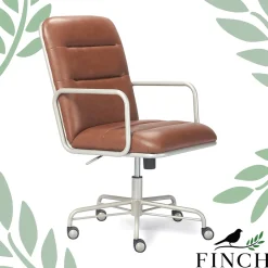 Office Chairs*Finch Franklin Bonded Leather Computer and Desk Chair, Camel (CHR10060B)